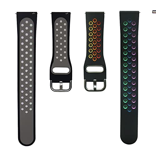 Rainbow Color Watch Band Strap Silicone Wristband For /2