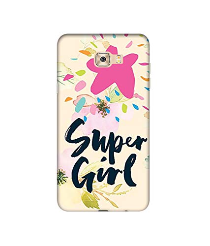 Image of Amazon Brand - Solimo Designer Super Girl 3D Printed Hard Back Case Mobile Cover for Samsung Galaxy C7 Pro