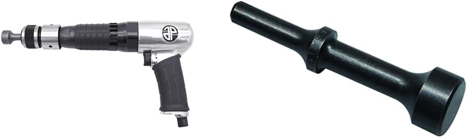 Astro Tools 0.401" Thor Super Duty Long Barrel Air Hammer/Riveter and Mayhew Tools 1" x 4" Black Oxide Pneumatic Hammer Bundle