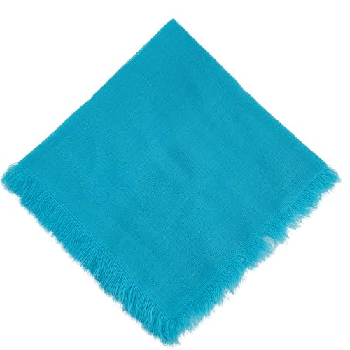 Pañuelo simple para la cabeza rural para adultos mayores, unisex, actividades al aire libre, color sólido, delgado, accesorios para la cabeza, bufanda rural, azul claro, Talla única