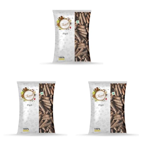 Image of Chounk Premium Pipli Long Pepper Whole - 50 Gram| Long Pepper Pippali, (Pipli,Pipal Badi, Pippali), Black Pepper, Whole Spices (Pack of 3)
