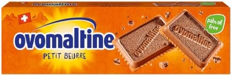 Ovomaltine Petit Beurre Swiss Biscuit with 52% Milk Chocolate,145g