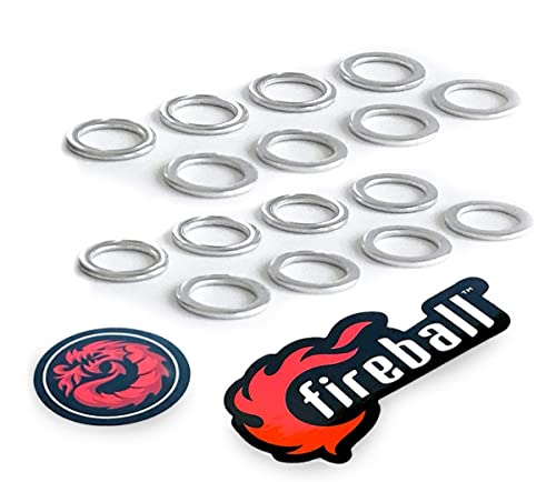 Set Di 10 Rondelle In Acciaio Per Skateboard E Longboard, Da 10 Mm, Per Ridurre Attrito E Aumentare Durata