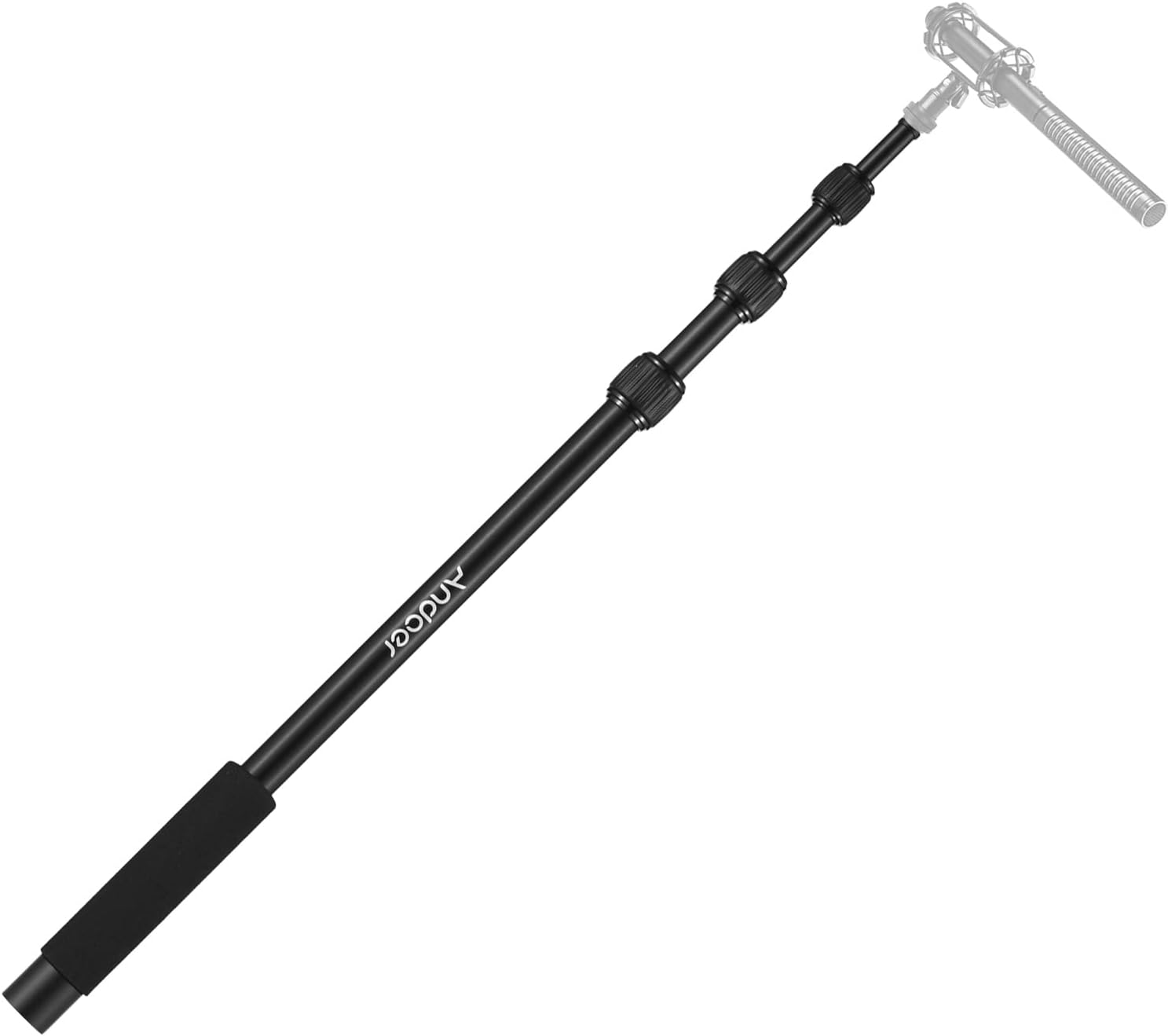 NEEWER NW7000 Microphone Boom Arm, 3 Section Extendable Handheld Mic Arm with 3/8" & 3/8" to 5/