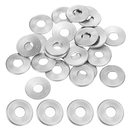 Rondelle plate M8 acier inoxydable 304 joint métrique moleté conique 22 mm PATIKIL