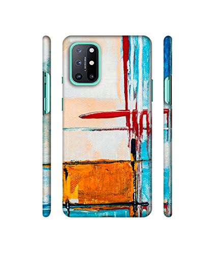 Image of Amazon Brand - Solimo Designer Glass Paint 3D Printed Hard Back Case Mobile Cover for OnePlus 8T