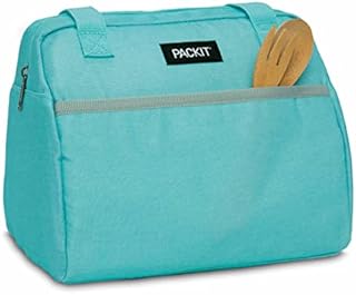 Packit PKT-LH-SMS Hampton Lunch Bag Food, Waterproof Canvas, Soft Mint