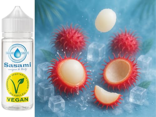 Rambután Ice aroma concentrado Sasami: frescura exótica y vegana de 100ml