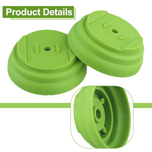 Juego de 2 componentes de base de hoja para herramienta eléctrica inalámbrica de césped adecuada para cortacésped y tareas de corte de jardín hechas de plástico (1) - imagen 9