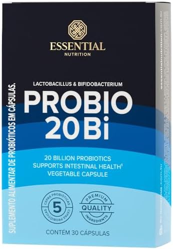Probio 20Bi Probiótico Essential Nutrition 30 Cápsulas