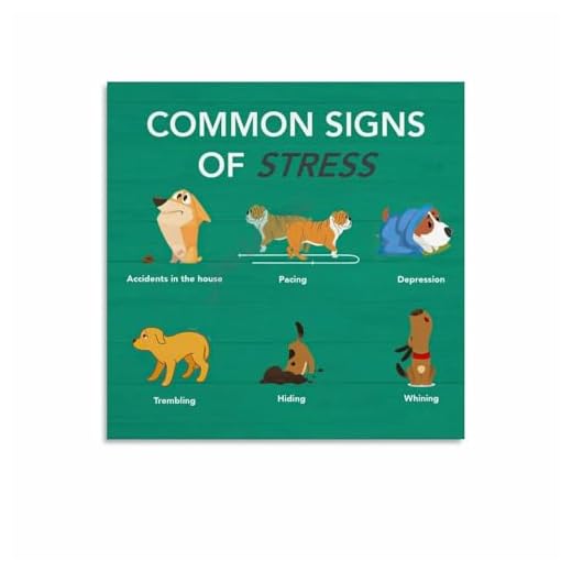 Dog Stress Body Language Guide Poster