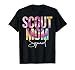 Scout Mom Squad Tie Dye Back To School women appreciation T-Shirt