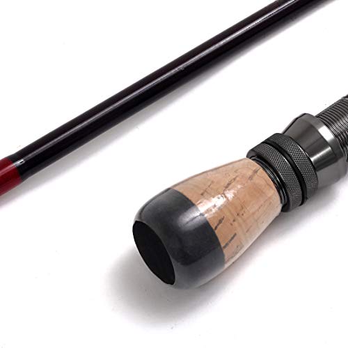 Generic 8Ft Fly Fishing Rod 4 Sections 5-6Wt Fly Rod Carbon Fiber Blanks Light Weight Medium Fast Action Freshwater Fishing, 8Ft 5-6Wt, 8045-6 #TOP4