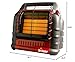 Mr. Heater Portable Big Buddy Propane Heater - 10-Ft Hose & Tank Adapter Bundle - Indoor/Outdoor Use - 4,000, 9,000 or 18,000 BTU (3 Items)
