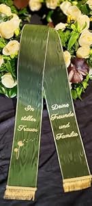 Generisch Grabschleife Trauerschleife Kranzschleife Bedruckt 150 mm