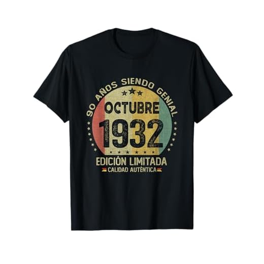 90 años Cumpleaños Las Leyendas nacen en Octubre de 1932 Camiseta