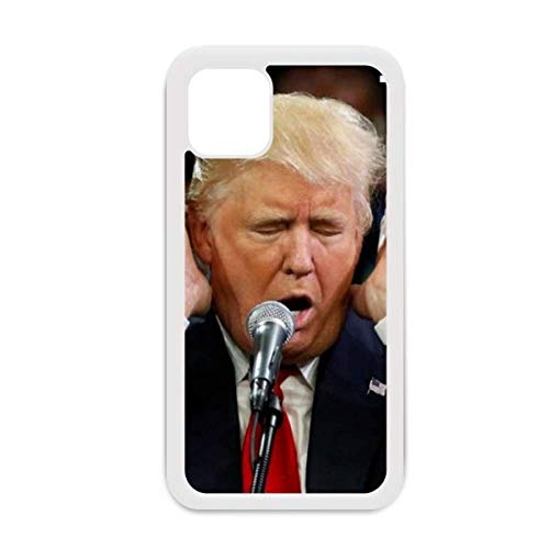 Coque iPhone 12 Pro Max Apple rigide motif drôle blanc
