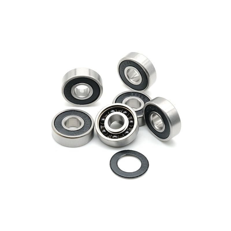 1Pcs S608 2RS 8x22x7 Stainless Steel Hybrid Ceramic Bearing 8x22x7 Mm ABEC-7 Hybrid Si3N4 Ball Bearing