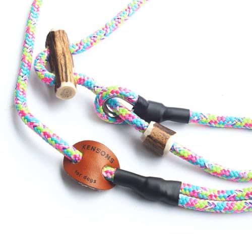 Retriever-Leine/Moxonleine Sporty-Style | robuste Hundeleine aus Tau mit Klemme & Halsbandfunktion | 6mm – besonders griffig & wetterfest | Training, Alltag & Dummyarbeit
