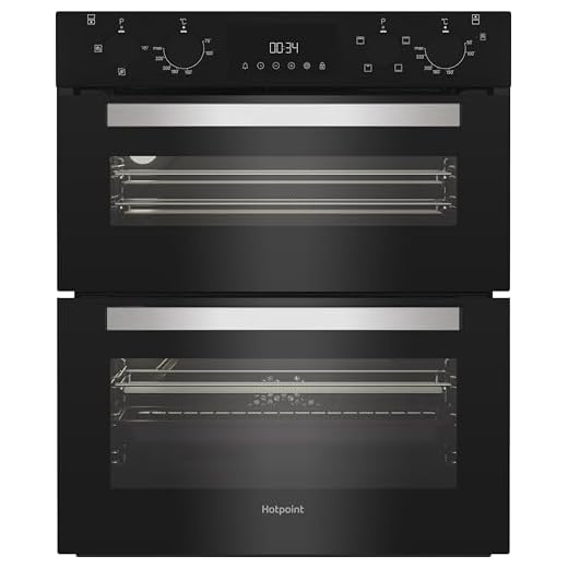 Hotpoint Built Under Electric Double Oven - Black - A Rated