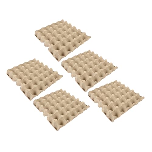 OFFSCH Support à Œufs 30 Cases En Pâte à Papier Moulée Pour Stockage Organisé Cuisine Et Commerce