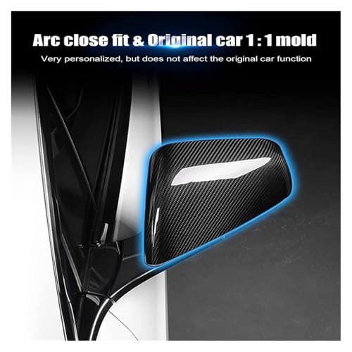 Couvercle rétroviseur Tesla Model Y ABS robuste coque latérale gris de rechange - 5