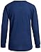 Quad Seven Boys Long Sleeve Shirts - 2 Pack Thermal Waffle Knit Crew Neck Youth Kids Boys Thermal Shirts (Sizes: 8-18), Size 8-10, Black/Blue