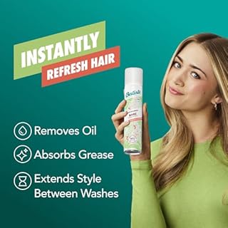Batiste Dry Shampoo, Bare Fragrance, Refresh Hair and Absorb Oil Between Washes, Waterless Shampoo for Added Hair Texture and Body, 5.71 oz