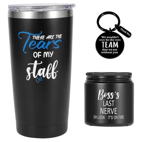 NXPOY Gifts for boss, Bosses day gifts, Gifts for boss men, Christmas gifts for boss, boss gifts, Birthday gifts for boss, 20 OZ Tumbler Cover