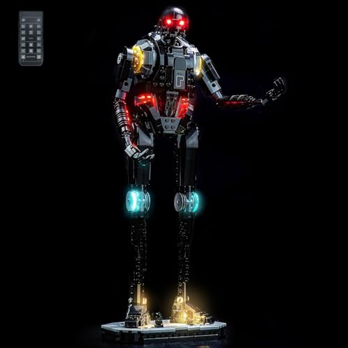 LocoLee Light kit Compatible with Lego 75434 K-2SO Security Droid - No Model Only Light, LED Lighting Accessories Compatible with Lego 75434 (RC Version)