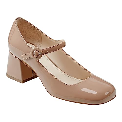 Marc Fisher LTD Women's NESSILY Pump, Nude 110, 6.5