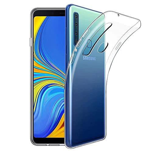 Image of Case Creation New Samsung A9 2018 Premium Imported 0.3mm Crystal Clear Totu Silicone Transparent Flexible Soft Corner Protection with TPU Slim Back Case Color Variation Cover for A9 2018