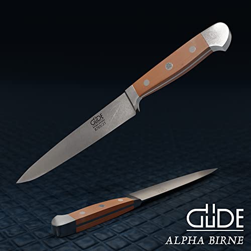 Couteau à jambon forgé Güde Solingen tranchelard en acier carbone - 6