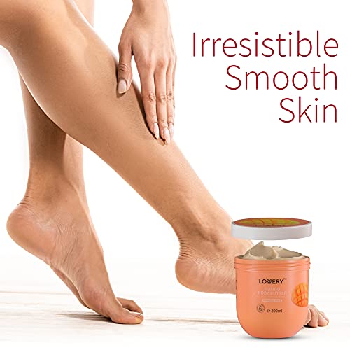 Mango Whipped Body Butter - 12Oz Ultra-Hydrating Shea Butter Body Cream Enriched With Jojoba Oil And Vitamin E - Natural Skin Moisturizer For Men And Women - Normal To Dry Skin #TOP4