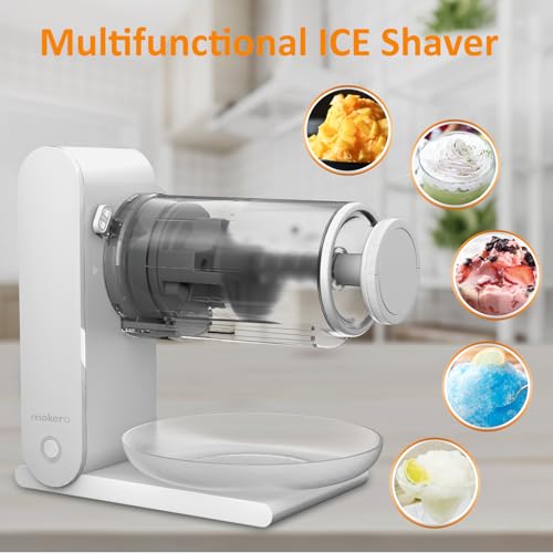 Mokero Shave Ice Machine Slushie Maker Dash Shaved Snow Cone Machines Rechargeable Electric Ice Cream Crusher Maker For Home Outdoor Party thumb #1