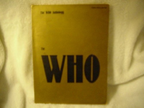 The Who Anthology: Piano/Vocal/Guitar