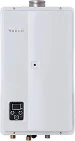 Rinnai E33-32,5 litros GN (Gás Natural) Prata - Aquecedor de Água a Gás Digital REU-E331 FEH