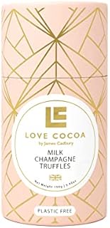 Milk Champagne Chocolate Truffles 150g - Creamy Chocolate Ganache, Premium Chocolate Truffles Gift for Her & Him | Love Cocoa