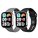 Astorgos 2 Pack Correa de Reloj Compatible Sólo con Xiaomi Redmi Watch 3 Active, Pulsera Deportiva de Repuesto de TPU para Hombre Mujer, Negro+Blanco