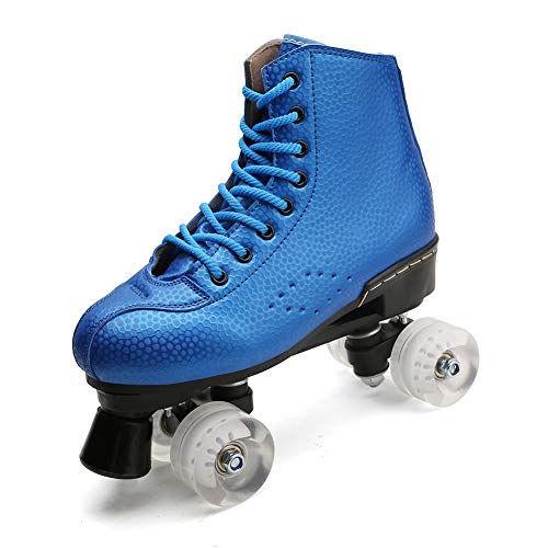 Image of Gymnastic Roller Skates Women Indoor Outdoor Artistic Skates for Youth and Adults Blue 12 M US Women