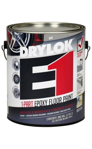 UNITED GILSONITE LAB 23713 Drylok Gallon Gray E1 Epoxy Semi-Gloss Floor Paint