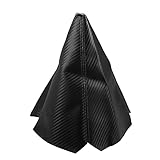 A ABSOPRO Car Shift Boot Cover Universal Gear Shift Knob Boot Dust Cover PVC PU Black