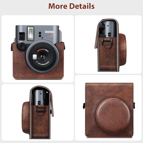 Fintie Protective Case for Fujifilm Instax Mini 41 Camera, Vintage Brown by FINTIE - Used condition - Image 5