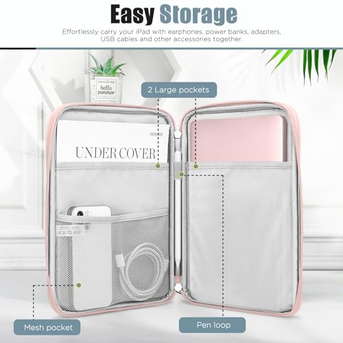 Image of TiMOVO 13 Inch Laptop Sleeve for MacBook Neo, Pink | Padded Carrying Case with Pocket for 2026 MacBook Neo Model A3404 with A18 Pro Chip, Water Resistant