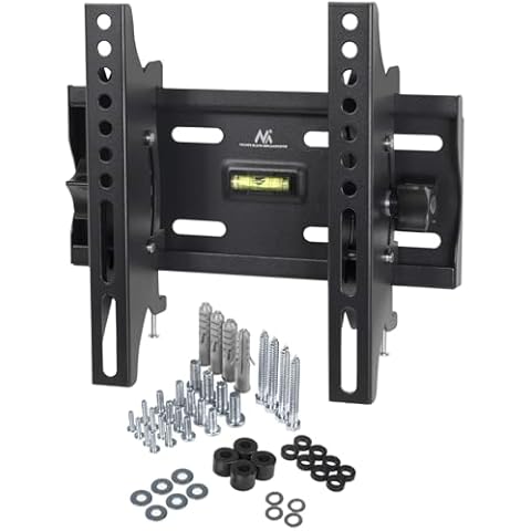 Maclean Wall Mounted TV Bracket for 13"-42" Screens Cover