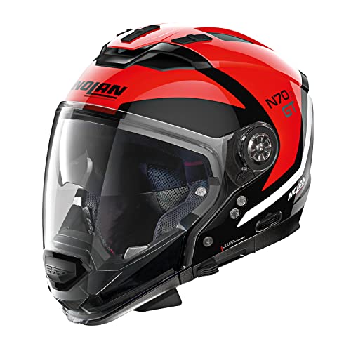 【国内正規品】 NOLAN (ノーラン) バイク用 ヘルメット システム Mサイズ(57-58cm) N70-2GT グラーリング(レッド/47) 26900