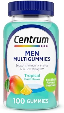 Centrum Men's Multivitamin Gummies, Immune, Energy, Healthy Appea...