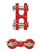 QWORK 5/16 Inche Twin Clevis Safety Chain Repair Links, 4 Pack Trailer Tie Down Links, Industrial Grade Heavy Duty Material - 3900 LBS. Capacity