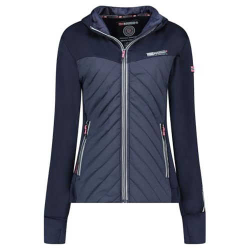 Geographical Norway Triangle Lady Softshell Mujer, Rosa Marina, M