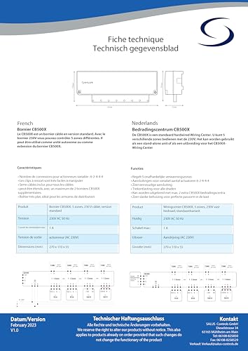SALUS 132502 Steuerungen und Temperaturregler, n.a
